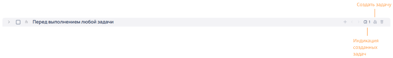 Создание задачи на основе чек-листа